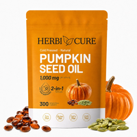 Natural Pumpkin Seed Oil and Saw Palmetto Soft Capsules