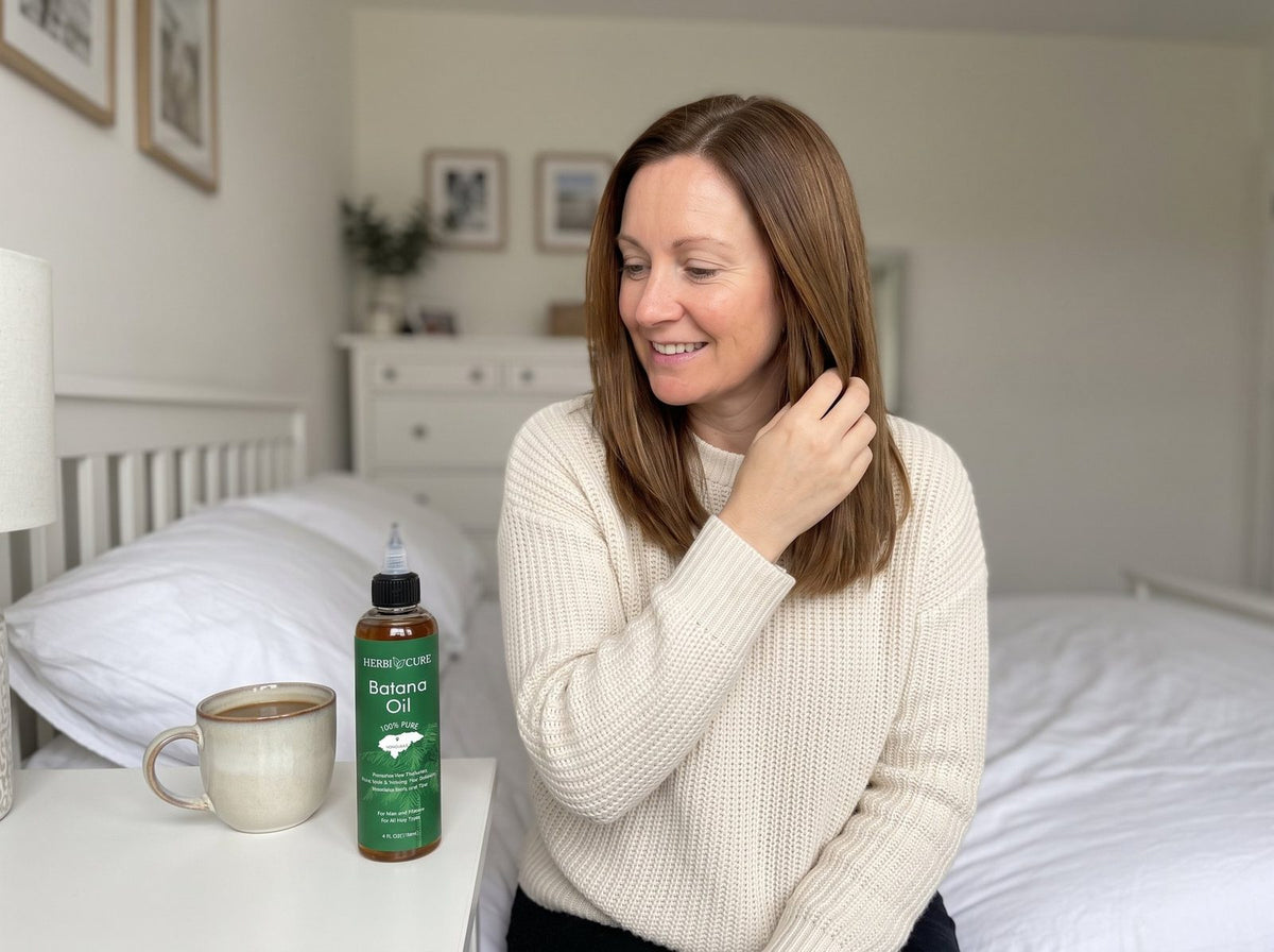 The next morning, soft clean hair